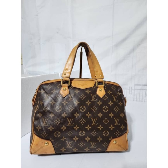 Authentic Louis Vuitton Monogram Retiro PM Shoulder Bag Brown/Beige - Picture 1 of 16